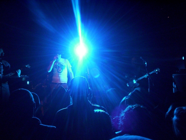 Blue Flare Photo of Mountain Con at Neumos that John Schlick was Lighting Designer for.