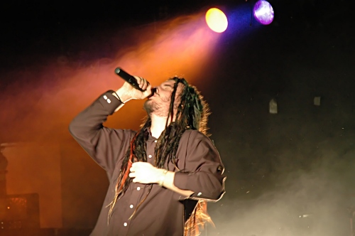 Shot of Scarecrow of Expiration Date.  John Schlick was the Lighting Designer for this show.