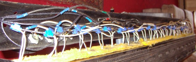 The new wiring for the Zip Strip.