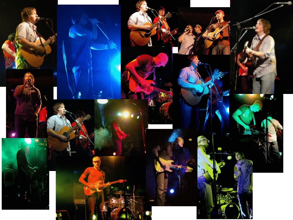 Photo montage of The Republic.  John Schlick was the Lighting Designer.