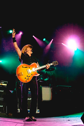 Photo of Ted Nugent playing Love Grenade John Schlick was the Lighting Designer for.