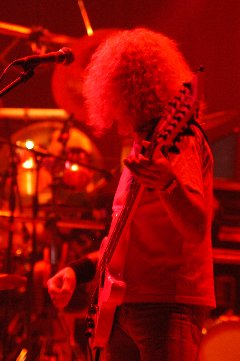 TriPod lead singer Clint Bahr in Red.  John Schlick was the Lighting Designer for this shot.